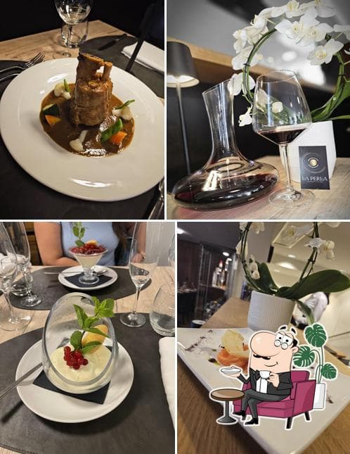 Warmes Ambiente im Ristorante La Perla